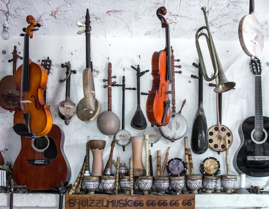 Musical instruments in a retail setting — wholesale supply discussions for music shops